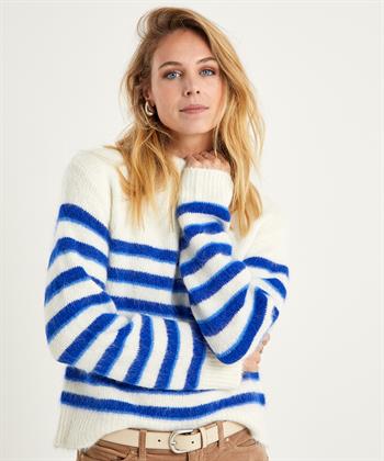OUI Alpaka-Mischung Pullover gestreift