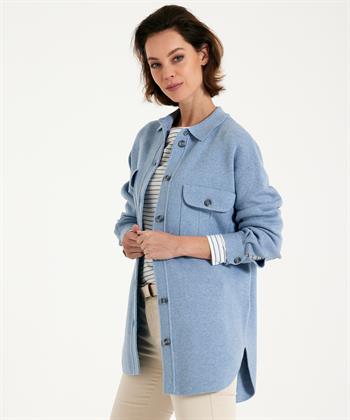 OUI Bluse Strickjacke puntaknit
