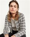 OUI Bouclé-Blazer Strickjacke Lurex