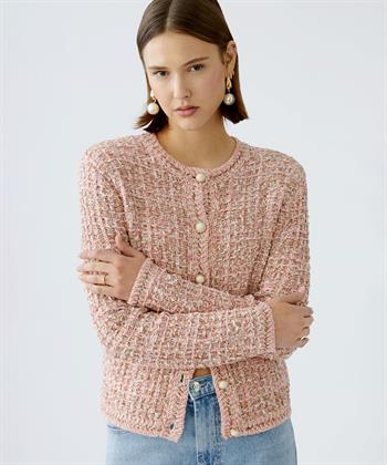 OUI bouclé Strickjacke Lurex