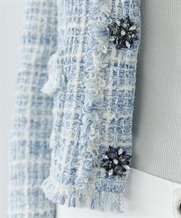 OUI Bouclé Strickjacke