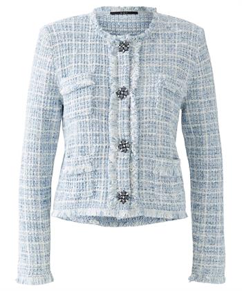 OUI Bouclé Strickjacke