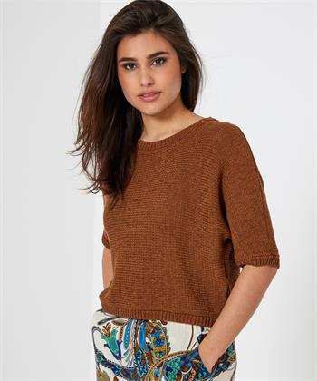 OUI Bändchengarn Pullover kurz
