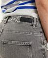 OUI Cropped Jeans mit Nieten am Bund