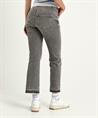 OUI Cropped Jeans mit Nieten am Bund
