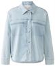 OUI Denim Bluse Jacke Nieten