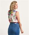 OUI Faltenbluse Blumen