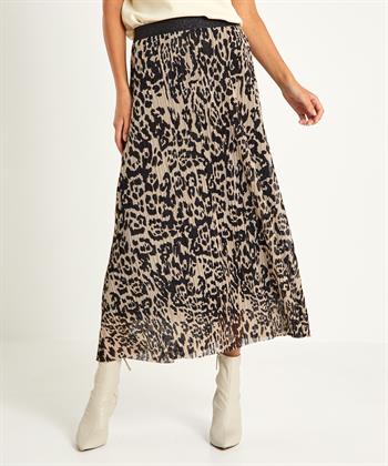 OUI Faltenrock Pantherdruck