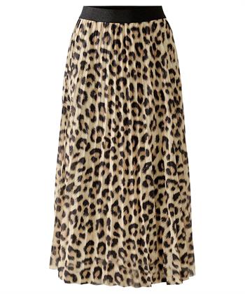 OUI Faltenrock Pantherdruck