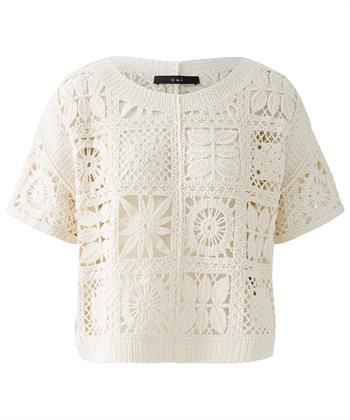 OUI gehäkelter Pullover
