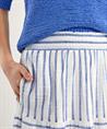 OUI gestreifter Rock Streifen Lurex