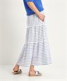OUI gestreifter Rock Streifen Lurex