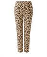 OUI Jeans schmaler Passform und Panther-Print