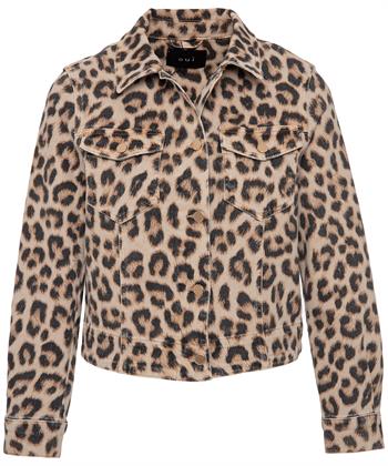 OUI Jeansjacke mit Panther-Print