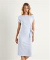 OUI Kleid Knopfleiste Streifen
