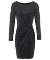 OUI Kleid mit Knopfleiste aus Lurex