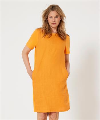 OUI Kleid mit Leinenfront