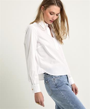 OUI kurze Popeline Bluse