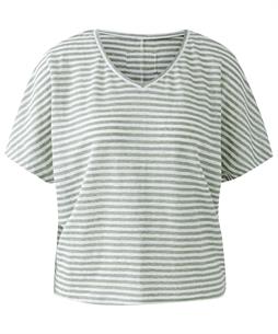 OUI Leinen Shirt gestreift