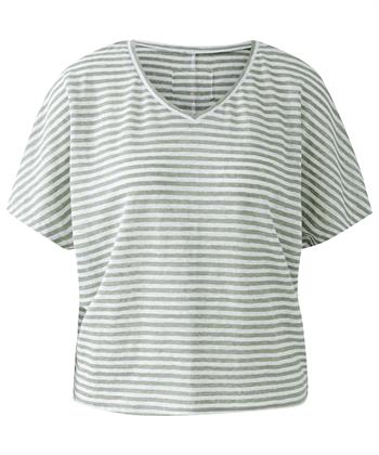 OUI Leinen Shirt gestreift