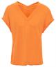 OUI Leinen Shirt V-Ausschnitt