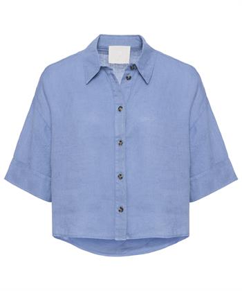OUI Leinenbluse kurz