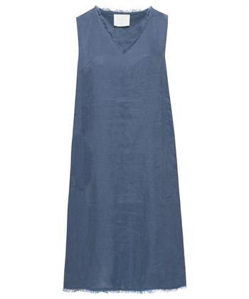 OUI Leinenkleid Schlitztaschen