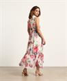 OUI Maxikleid gestreiftem Blumenmuster