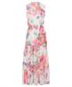 OUI Maxikleid gestreiftem Blumenmuster
