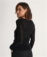OUI Mesh Top Lurex Falten