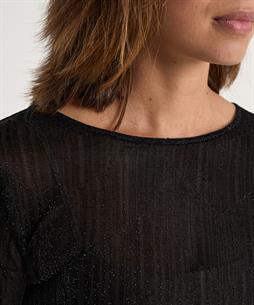 OUI Mesh Top Lurex Falten