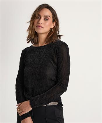 OUI Mesh Top Lurex Falten