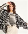 OUI Poncho Jacquard Panther