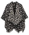 OUI Poncho Jacquard Panther