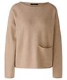 OUI Pullover aus Wollmischung mit Tasche
