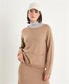 OUI Pullover aus Wollmischung mit Tasche