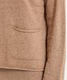 OUI Pullover aus Wollmischung mit Tasche