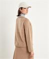 OUI Pullover aus Wollmischung mit Tasche