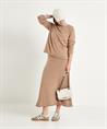 OUI Pullover aus Wollmischung mit Tasche