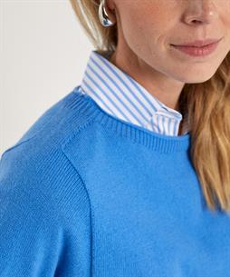 OUI Pullover aus Wollmischung mit Tasche