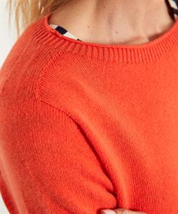 OUI Pullover aus Wollmischung mit Tasche