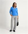 OUI Pullover aus Wollmischung mit V-Ausschnitt