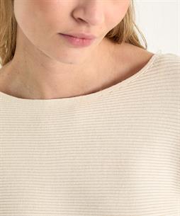 OUI Pullover Rippe Fledermausärmel