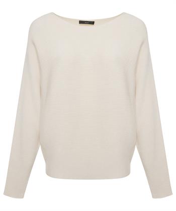 OUI Pullover Rippe Fledermausärmel