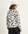 OUI Pullover Rundhalsausschnitt Panther-Jacquard