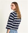 OUI Pullover wendbar gestreift und einfarbig