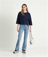 OUI Pullover wendbar gestreift und einfarbig