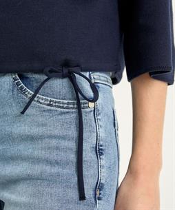 OUI Pullover wendbar gestreift und einfarbig