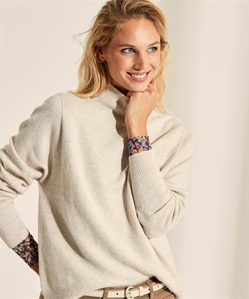 OUI Rollkragenpullover aus Wollmischung