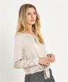 OUI Seidenbluse mit Knopf